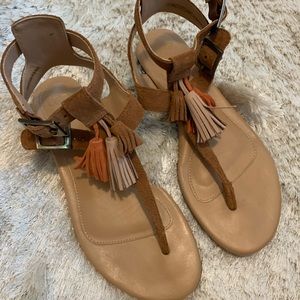 Brown Suede Ugg Sandals Size 8